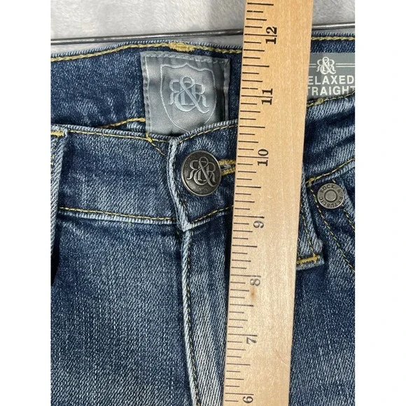 Rock & Republic Mens Relaxed Straight Leg Jeans Medium Wash Blue 32x32 R510521 - Picture 7 of 10